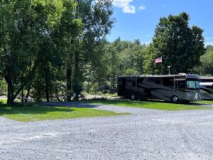RV Sites at Mountain View Campground, Vermont