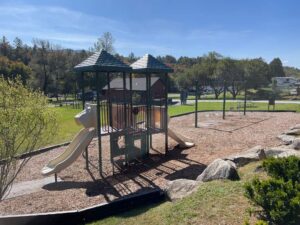 Playground and swings