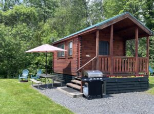 Studio Log Camping Cabin