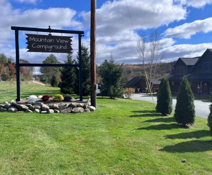 Mountain View Camp Entrance Sign